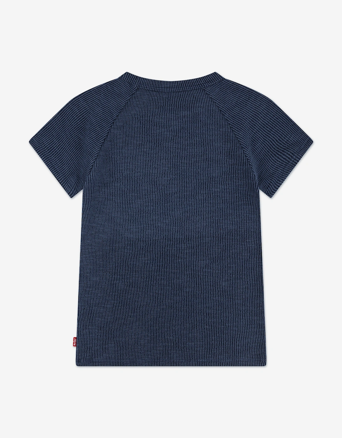 Girls Logo Raglan Top in Blue