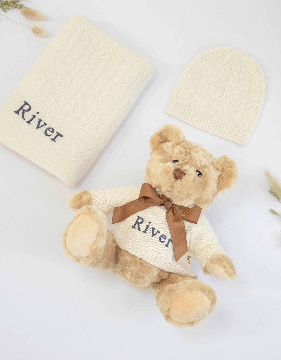 CASHMERE AND TEDDY GIFT SET - IVORY, 2 of 1