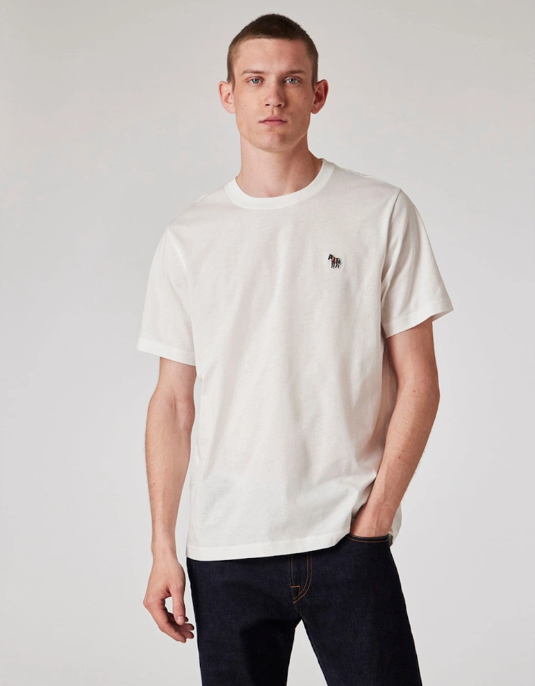 PS Zebra T-Shirt A2-25 01 WHITE