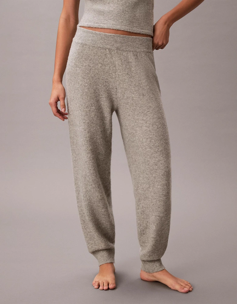 PLUSH JOGGER. Womens Grey Heather