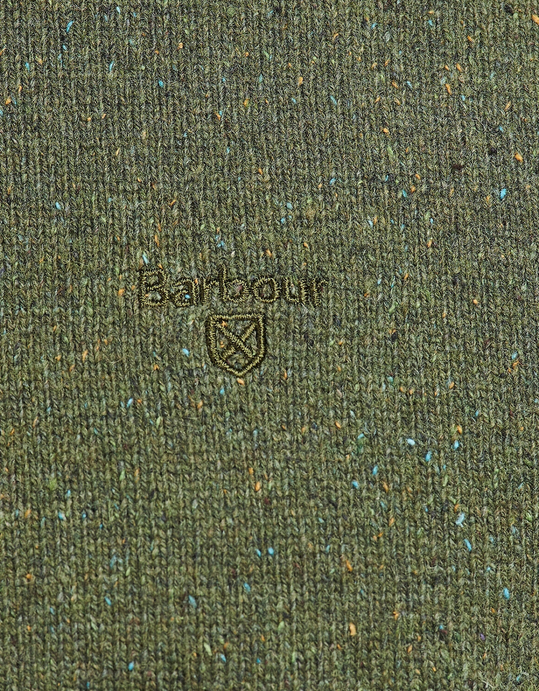 Tisbury Crew Neck Knitted Jumper - Forest Green