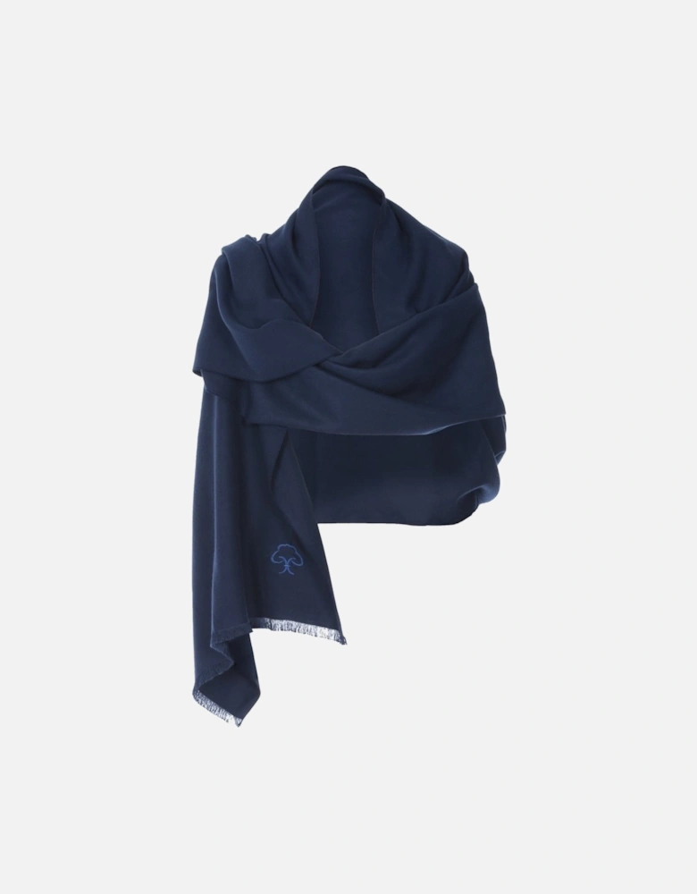 Blue Cashmere Blend Wrap