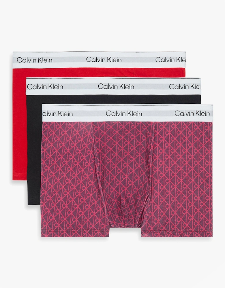 RELAXED FIT 3 Pack Mens Trunks Multicoloured