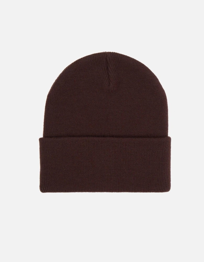 Short Watch Beanie Hat Tobacco