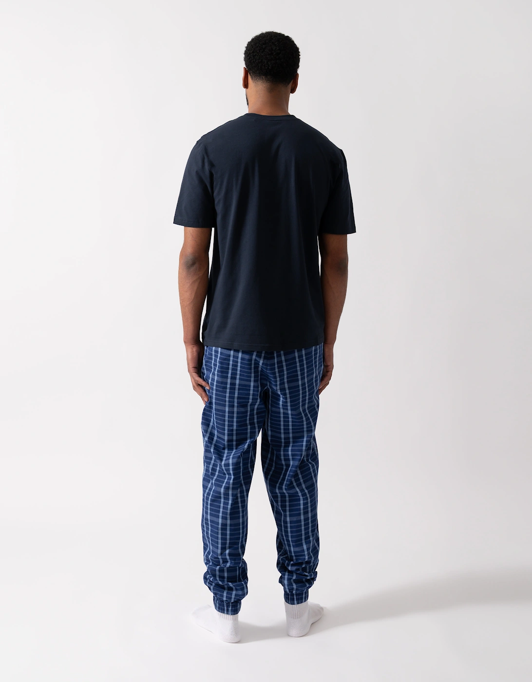 BOSS Orange Easy Mens Pyjama Set - Medium Blue 423