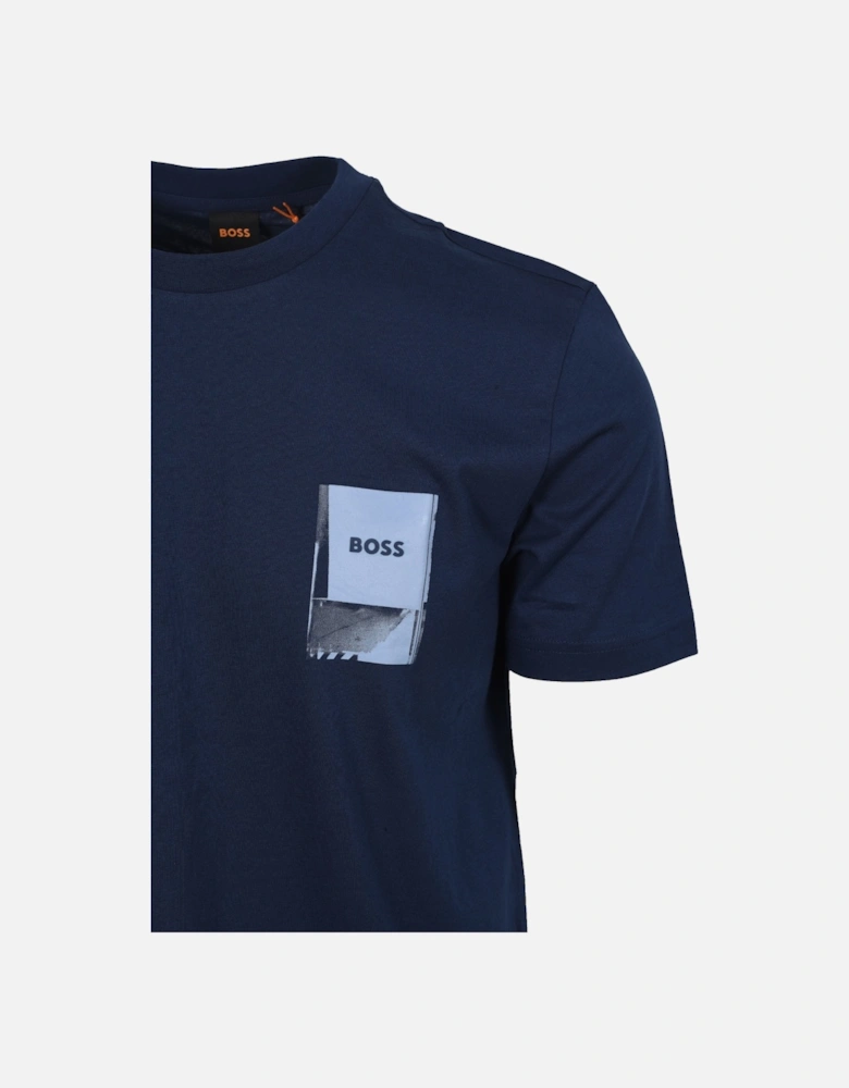 Boss Orange PLAIN T-SHIRTS OPEN BLUE
