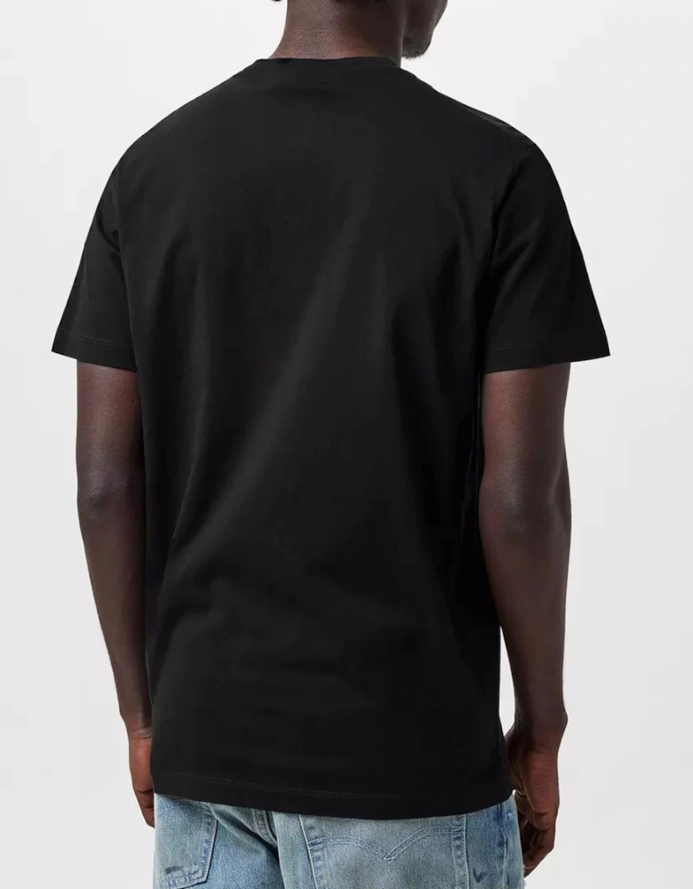 Canadian Flag Patch T-Shirt in Black