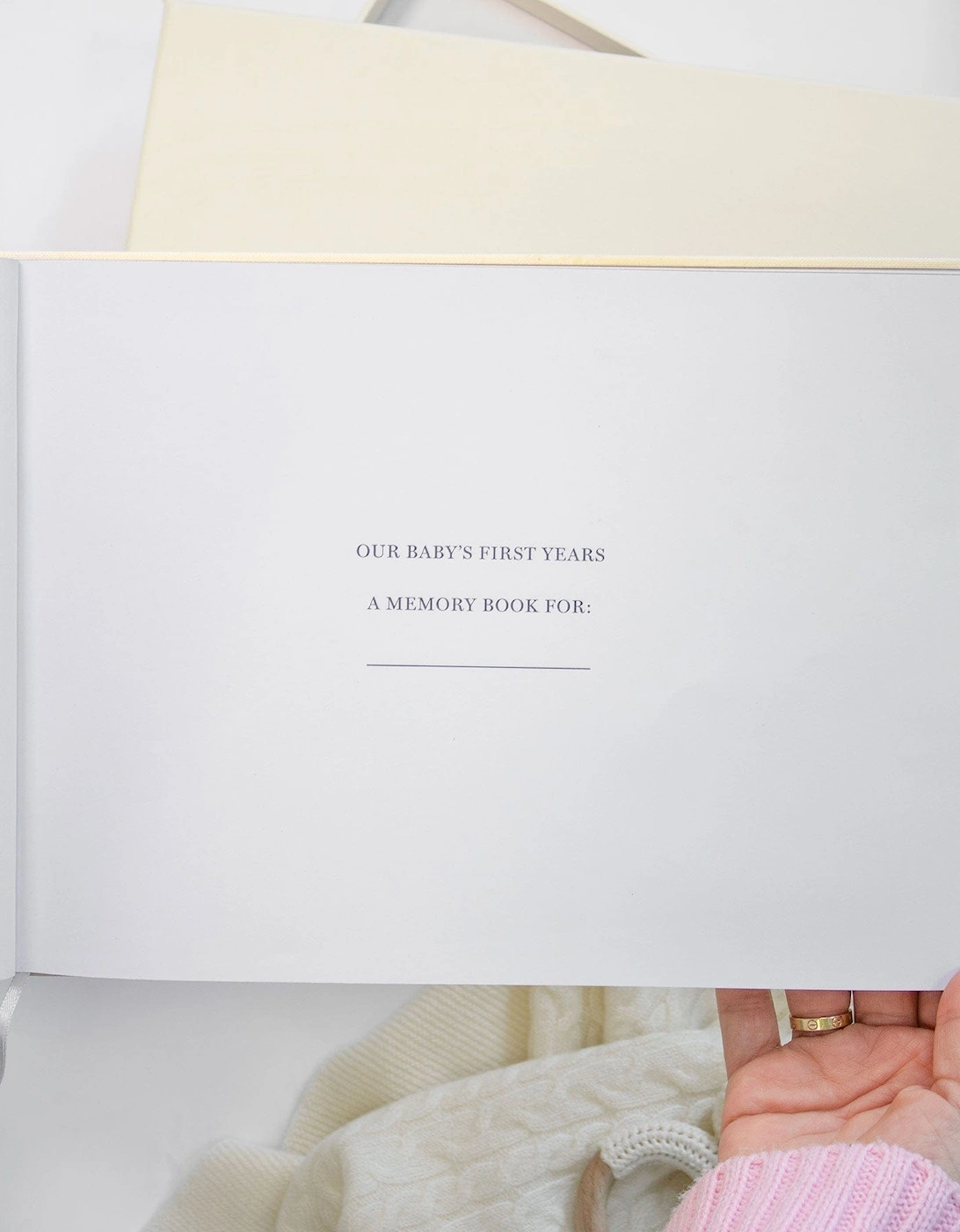 LUXURY BABY MEMORY BOOK