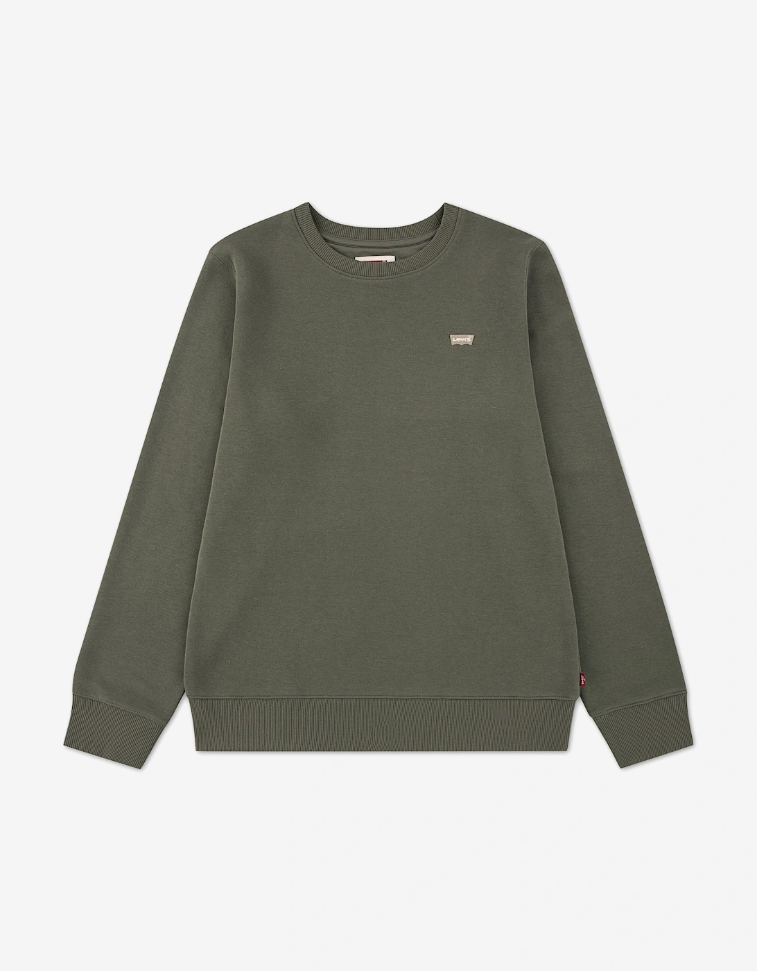 Boys Mini Logo Sweatshirt in Green, 6 of 5