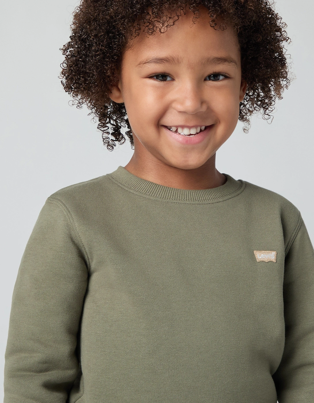 Boys Mini Logo Sweatshirt in Green