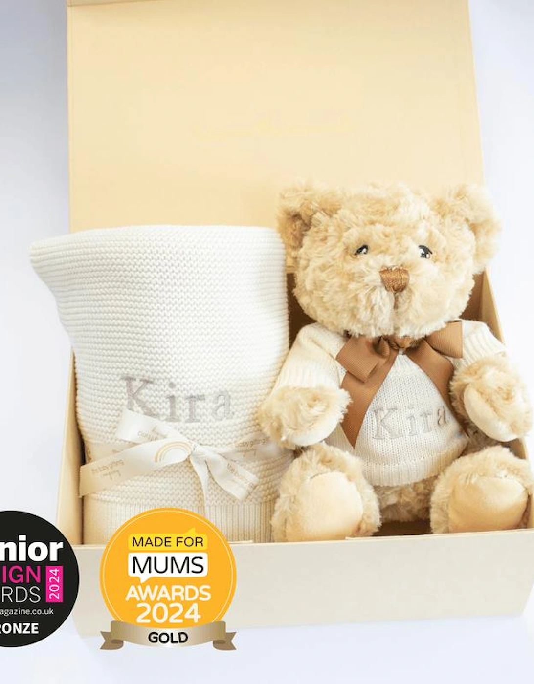 NEW BABY BLANKET AND TEDDY, 2 of 1