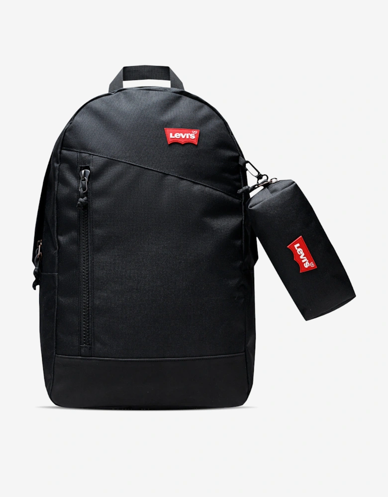 Kids Explore Backpack with Pencil Case in Black (18cm)