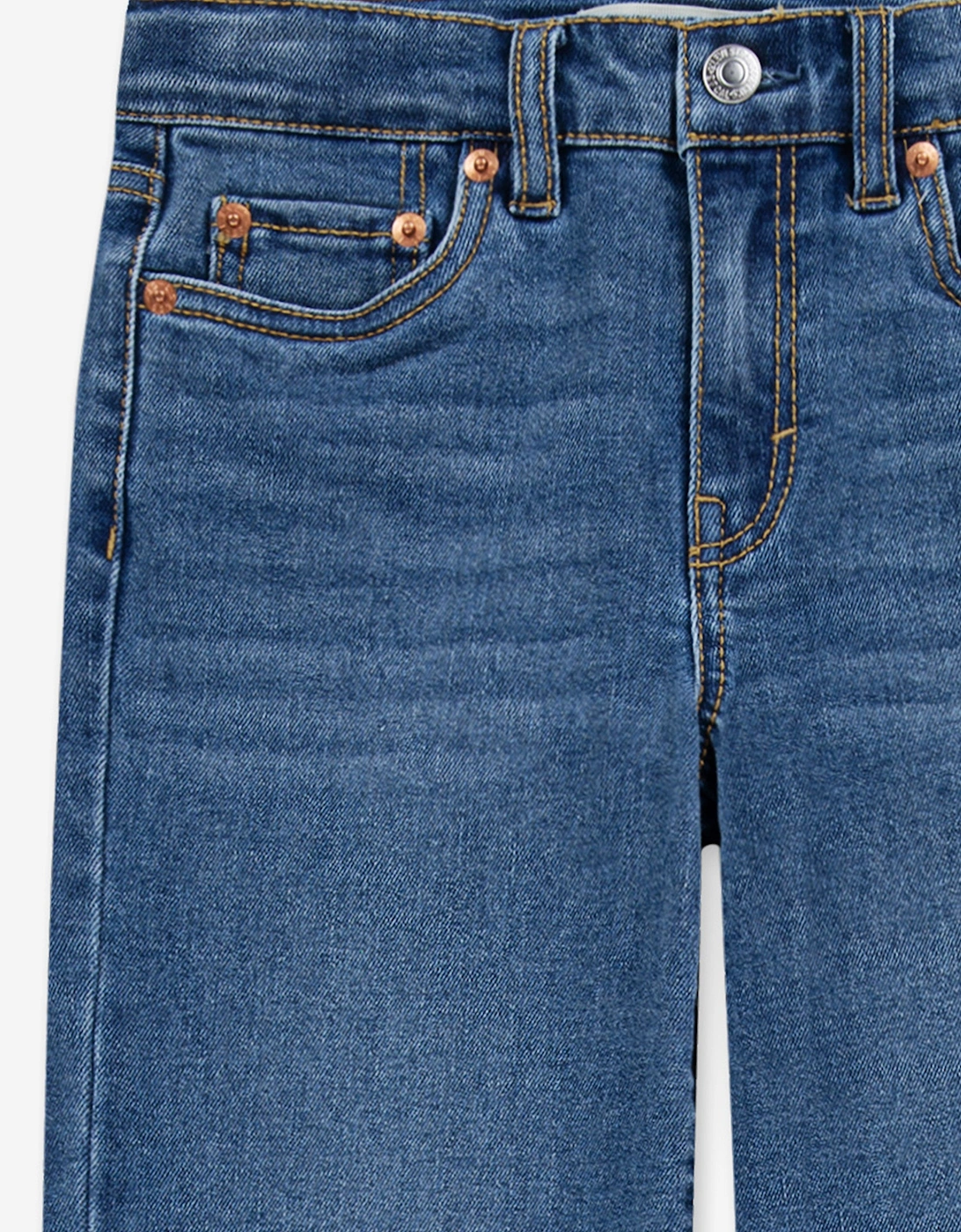 Girls Wide Leg Jeans in Blue