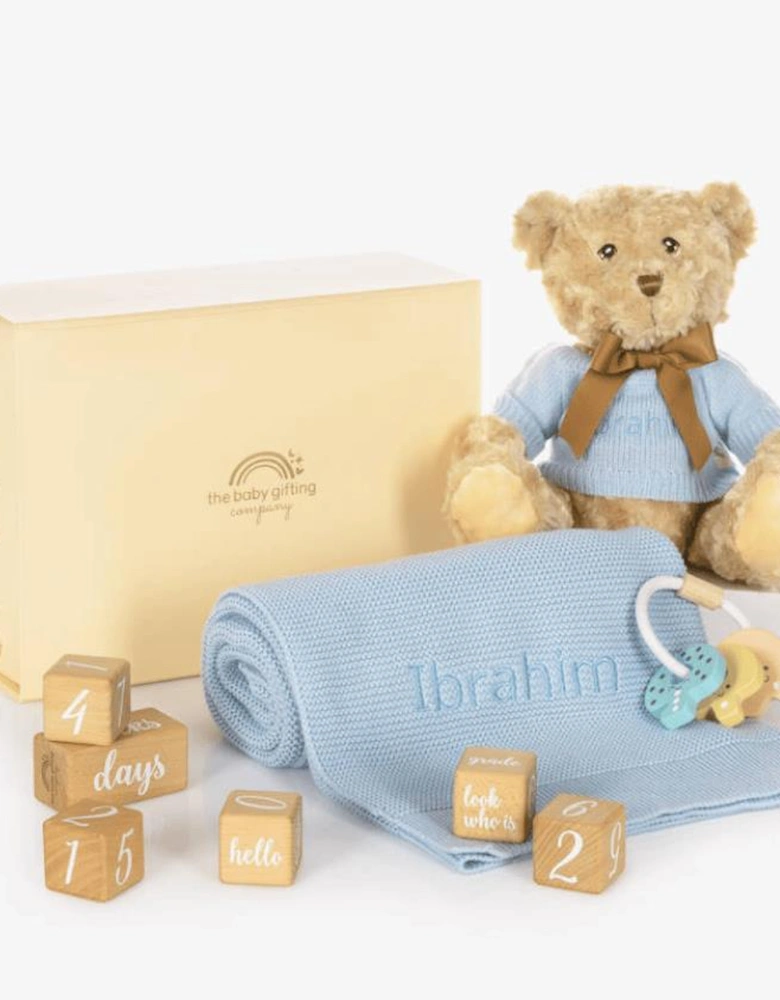 Milestone Snuggles Personalised Baby Gift Set