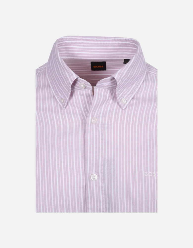 Boss Orange RICOPLUS SHIRT LIGHT PASTEL PURPLE