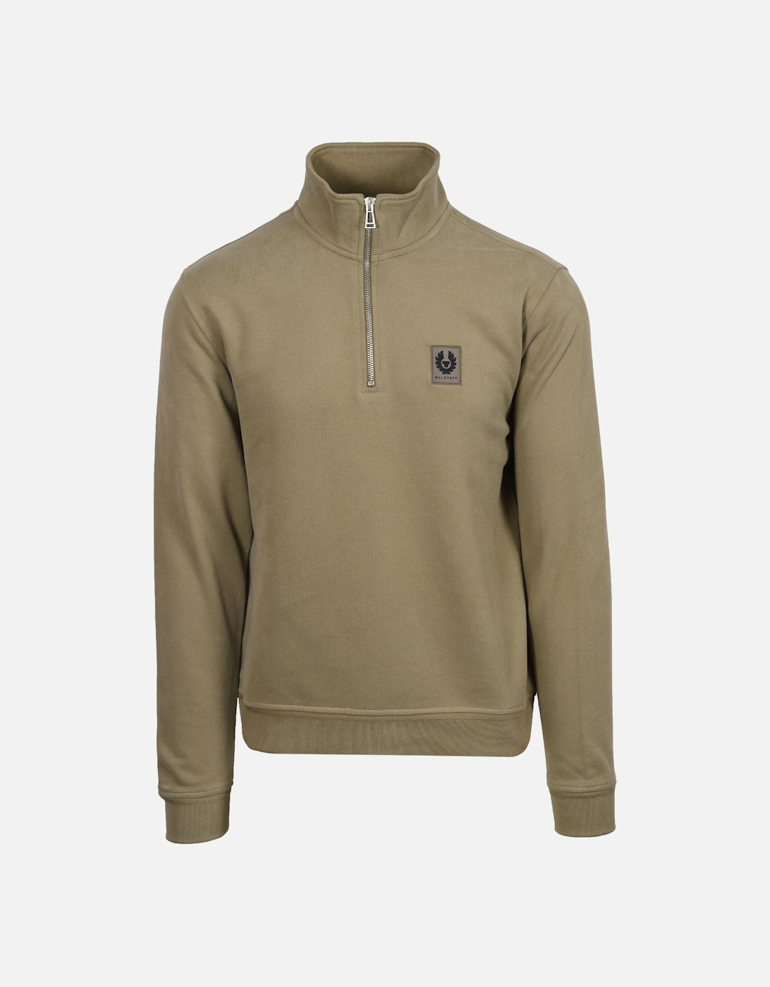 HALF ZIP SWEATSHIRT FATIGUE GREEN, 4 of 3