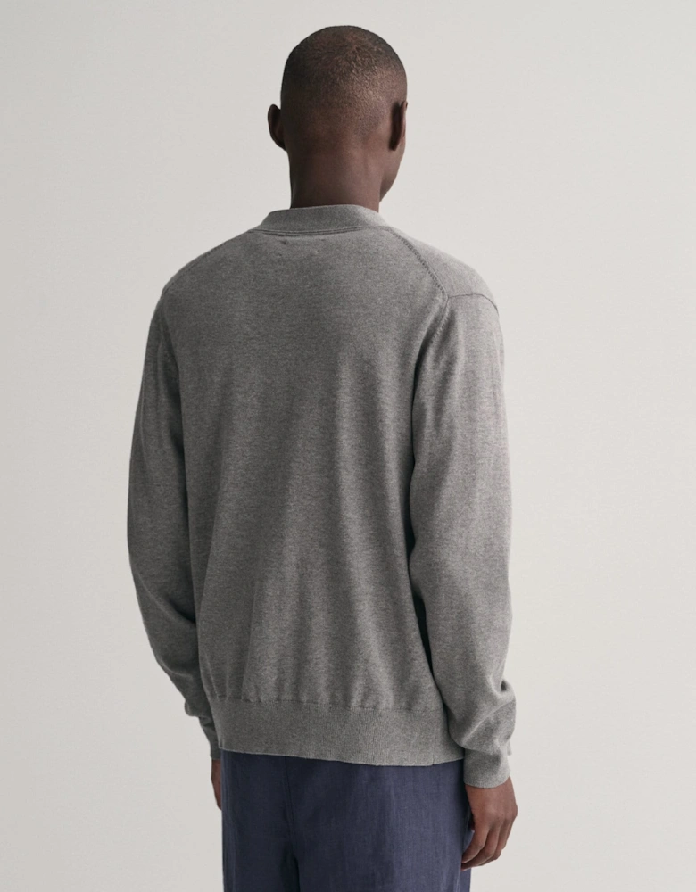 Classic Cotton V-Neck Cardigan