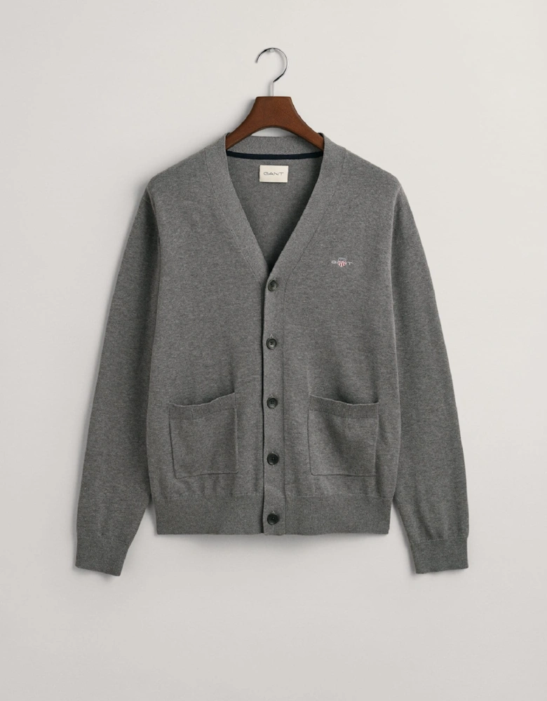 Classic Cotton V-Neck Cardigan
