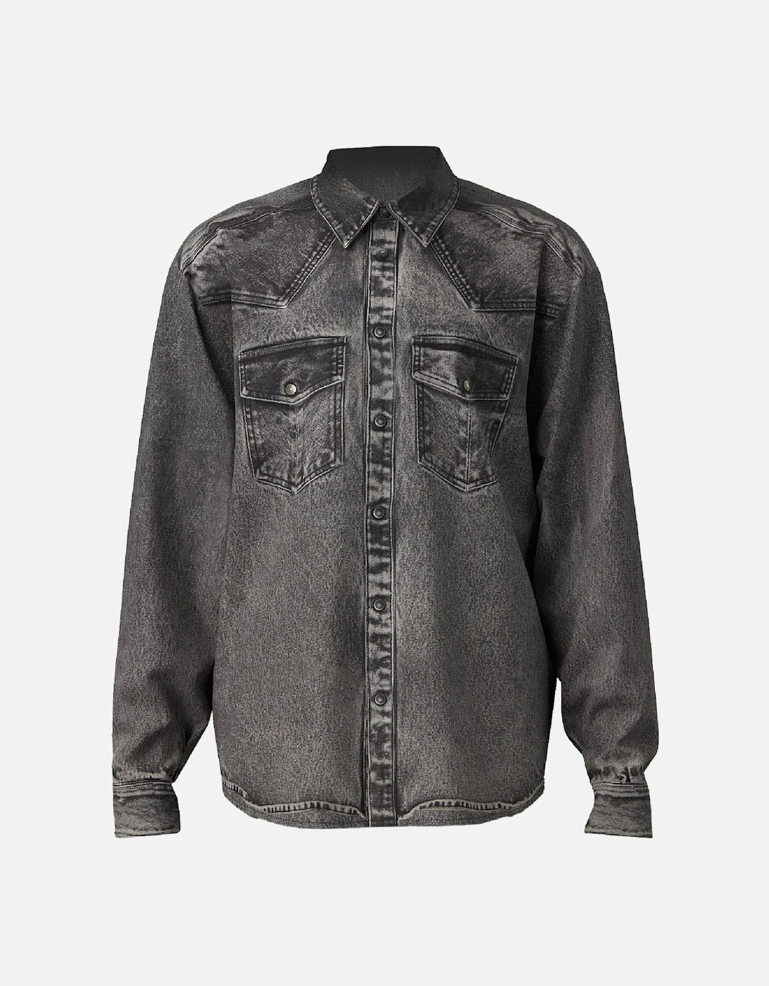 S-Gils Pocket Denim Effect Shirt, 6 of 5