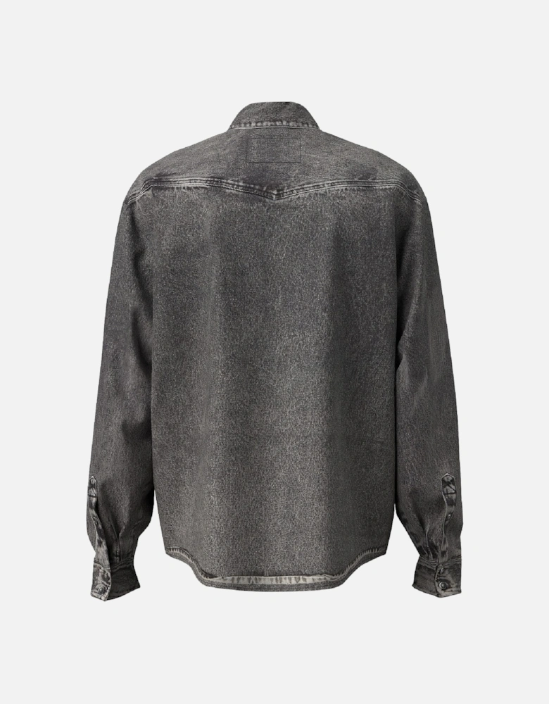 S-Gils Pocket Denim Effect Shirt