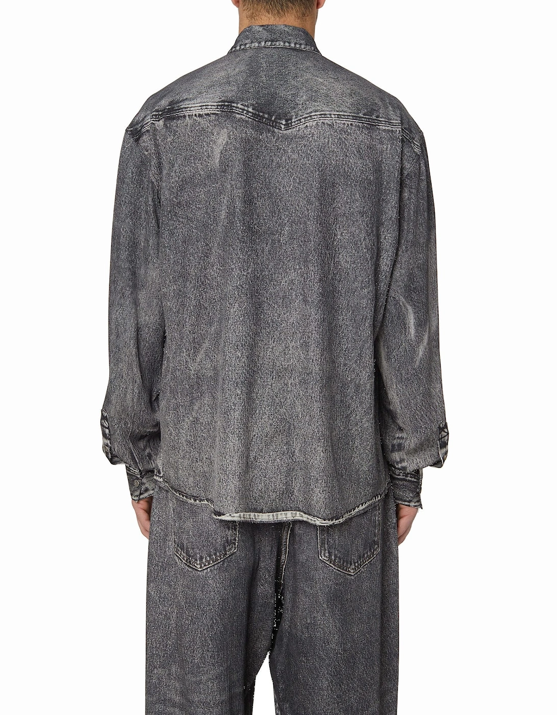 S-Gils Pocket Denim Effect Shirt