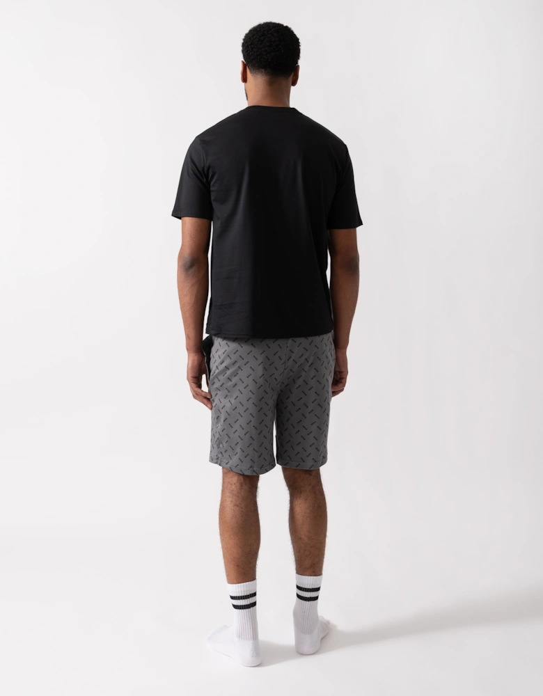BOSS Orange Relax Mens Short Pyjama Set - Dark Grey 026