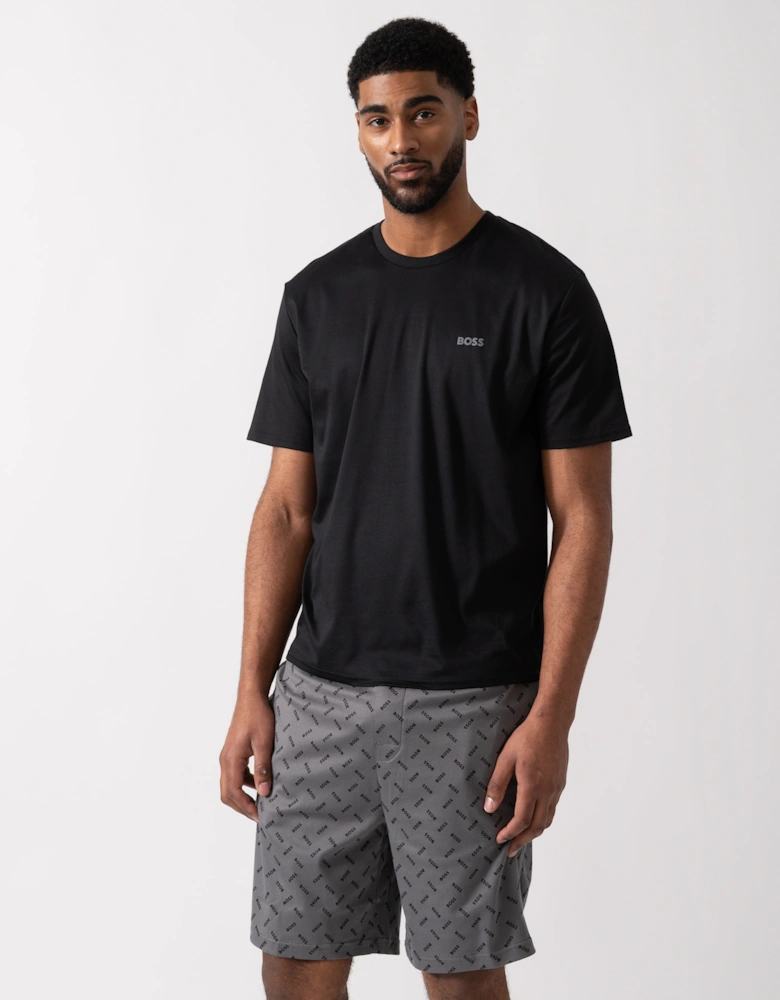 BOSS Orange Relax Mens Short Pyjama Set - Dark Grey 026