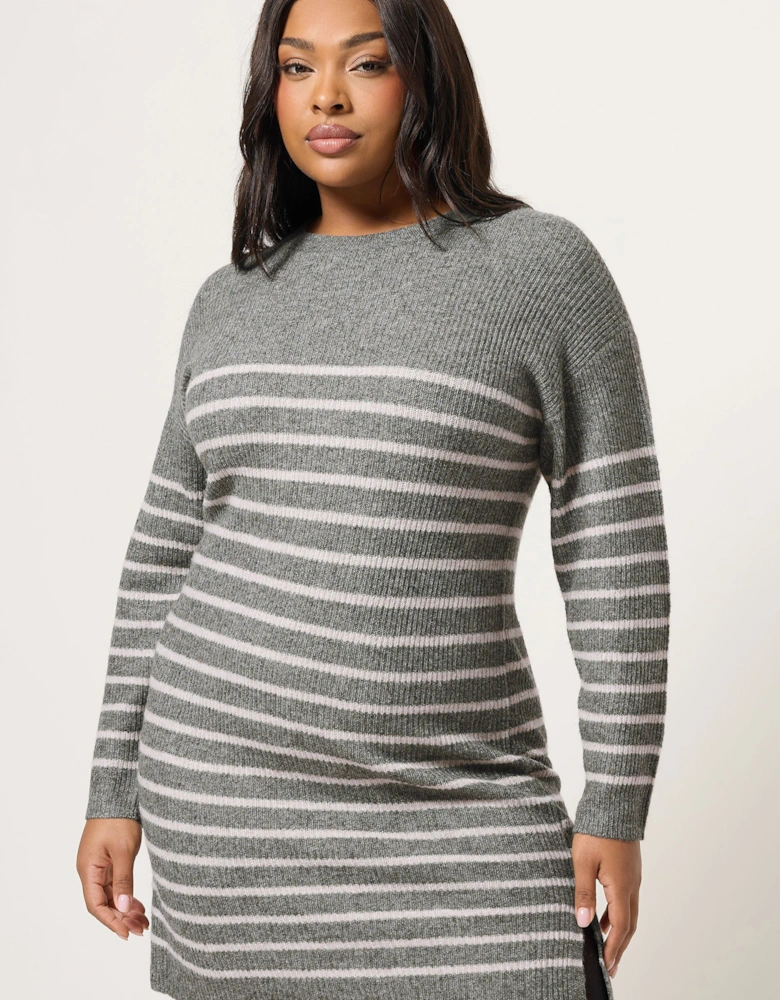 Knitted Striped Dress
