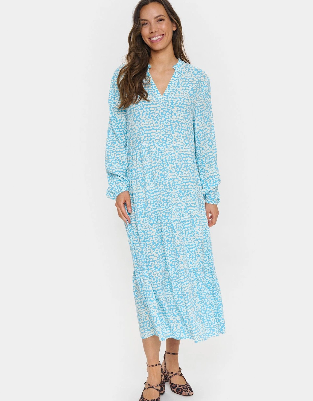 EdaSZ Loose Fit Long Sleeve Midi Dress, 2 of 1