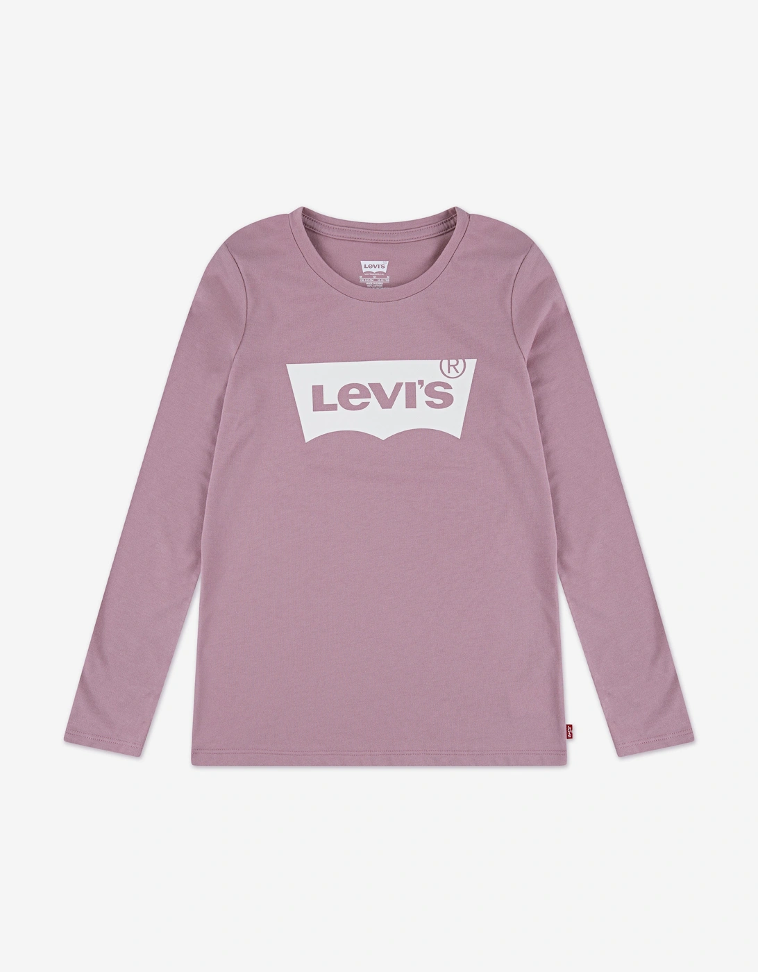 Girls Long Sleeve Batwing T-Shirt in Purple, 5 of 4