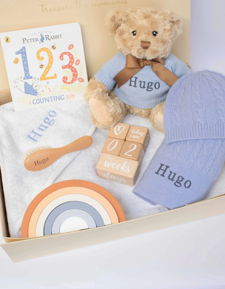 ULTIMATE LUXURY CASHMERE GIFT SET - CORNFLOWER BLUE