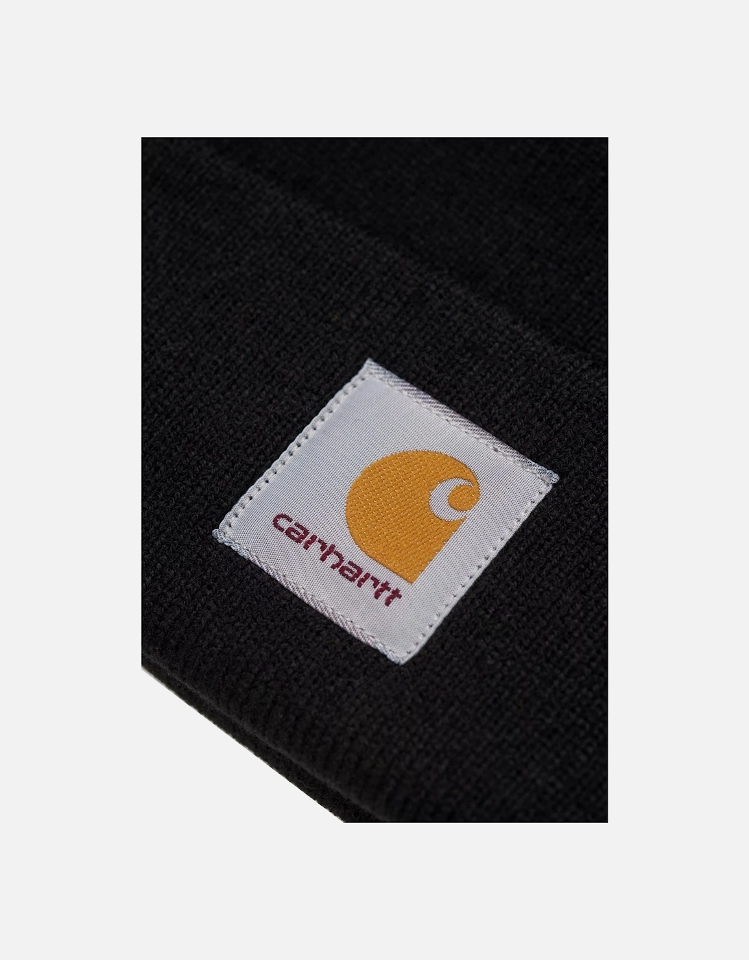 Short Watch Beanie Hat Black