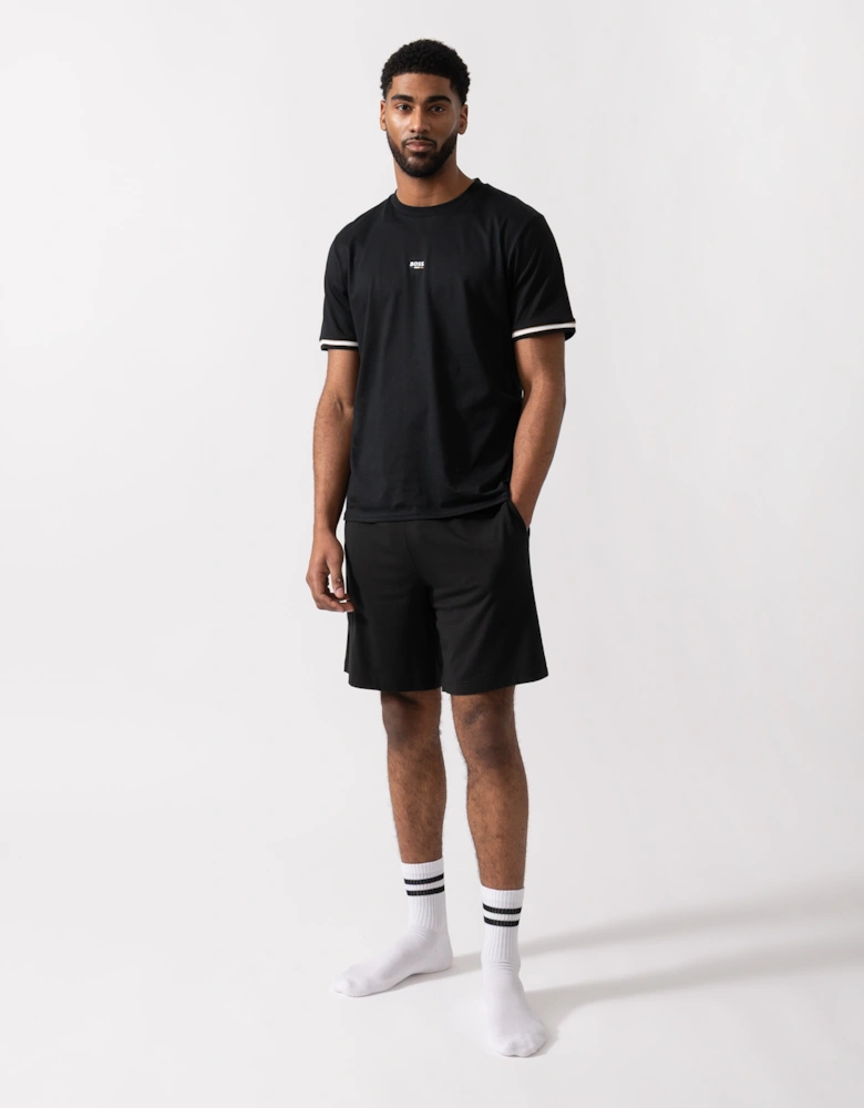 BOSS Orange Mens Iconic Loungewear T-Shirt - Black 001