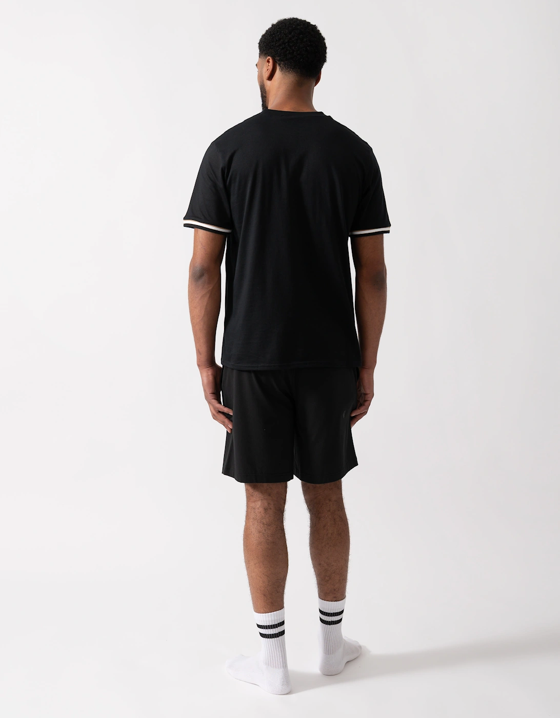 BOSS Orange Mens Iconic Loungewear T-Shirt - Black 001