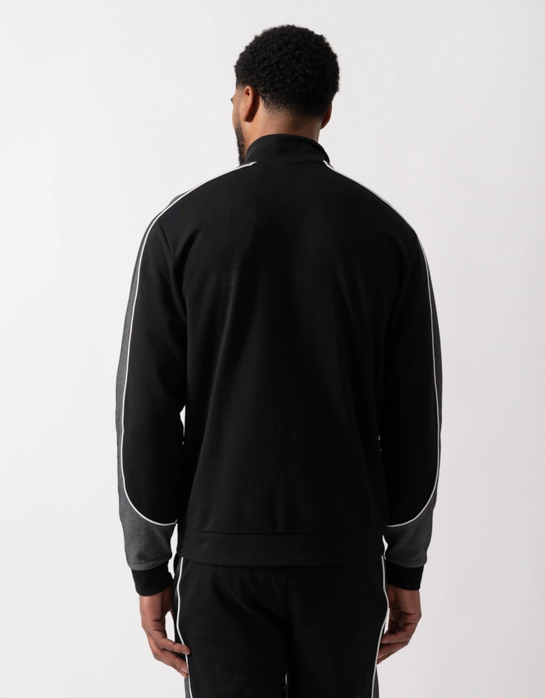 BOSS Orange Mens Full Zip Loungewear Tracksuit Jacket - Black 001