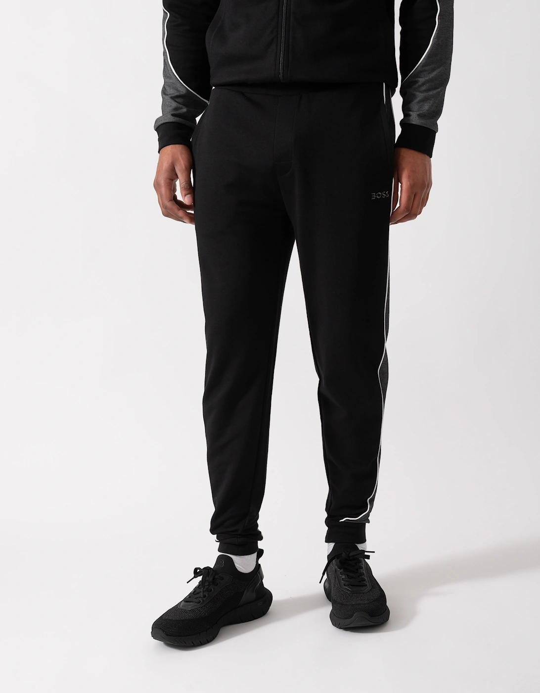 BOSS Orange Mens Loungewear Tracksuit Pants - Black 001