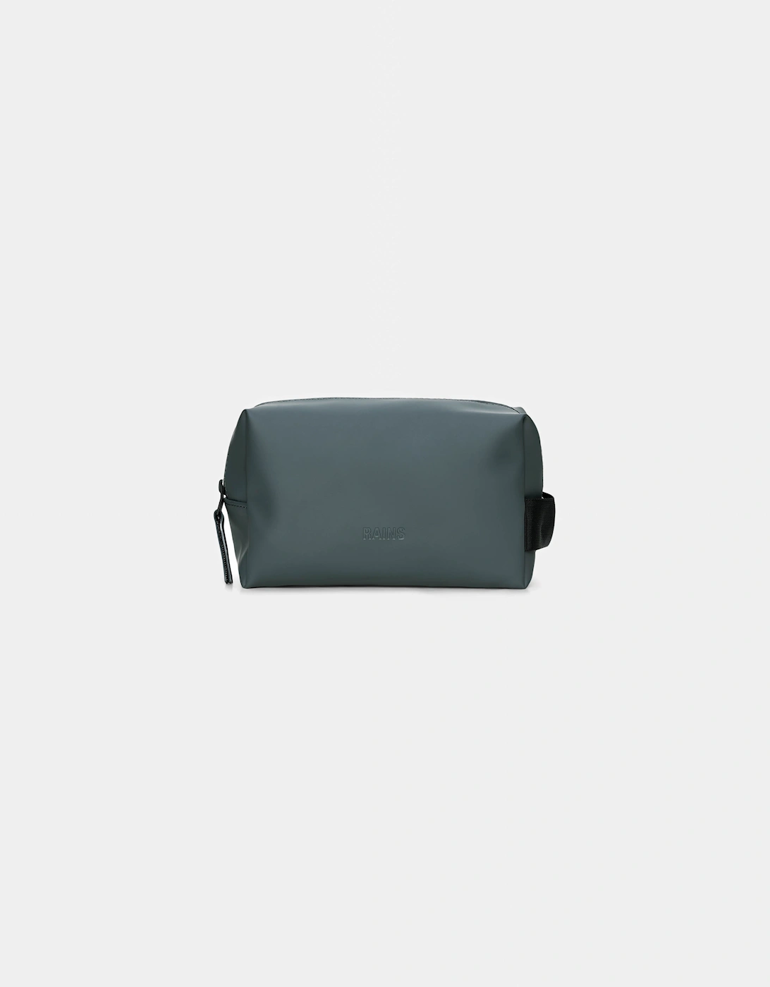 Rains Unisex Black Wash Bag Small - 153 Dark Grey - Size: One Size