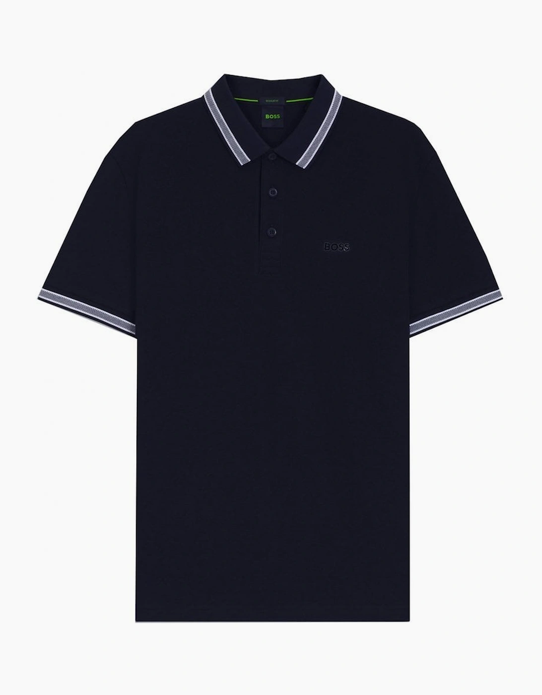 Hugo Boss Men's Black Navy Paddy Polo Shirt  44 Xxl
