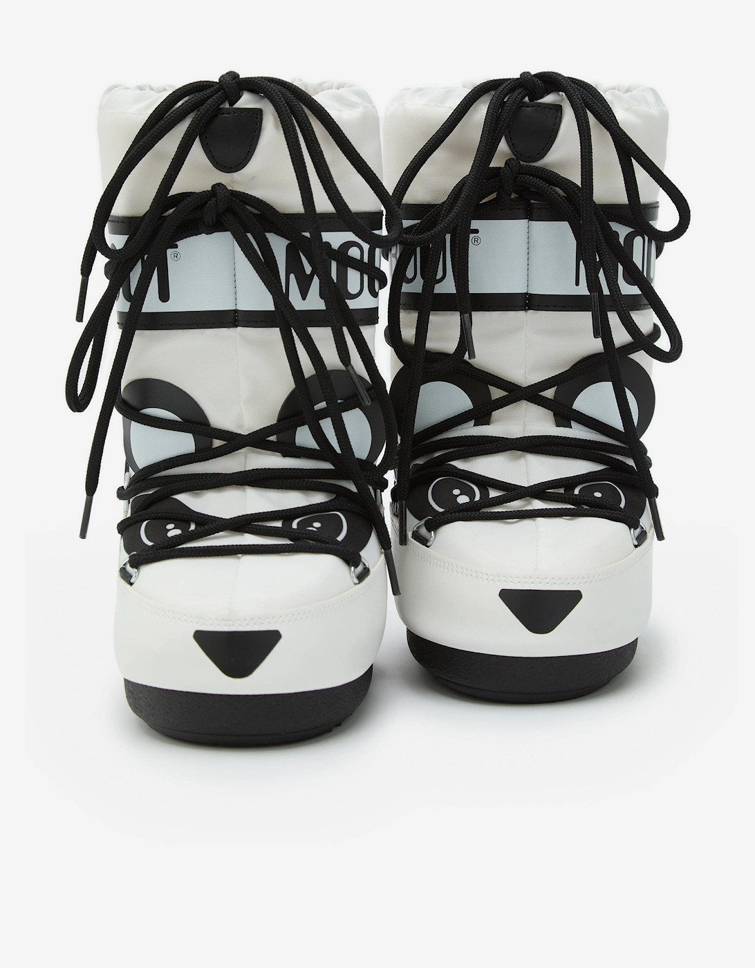 Moon Boot Kids Icon Panda Boots in White