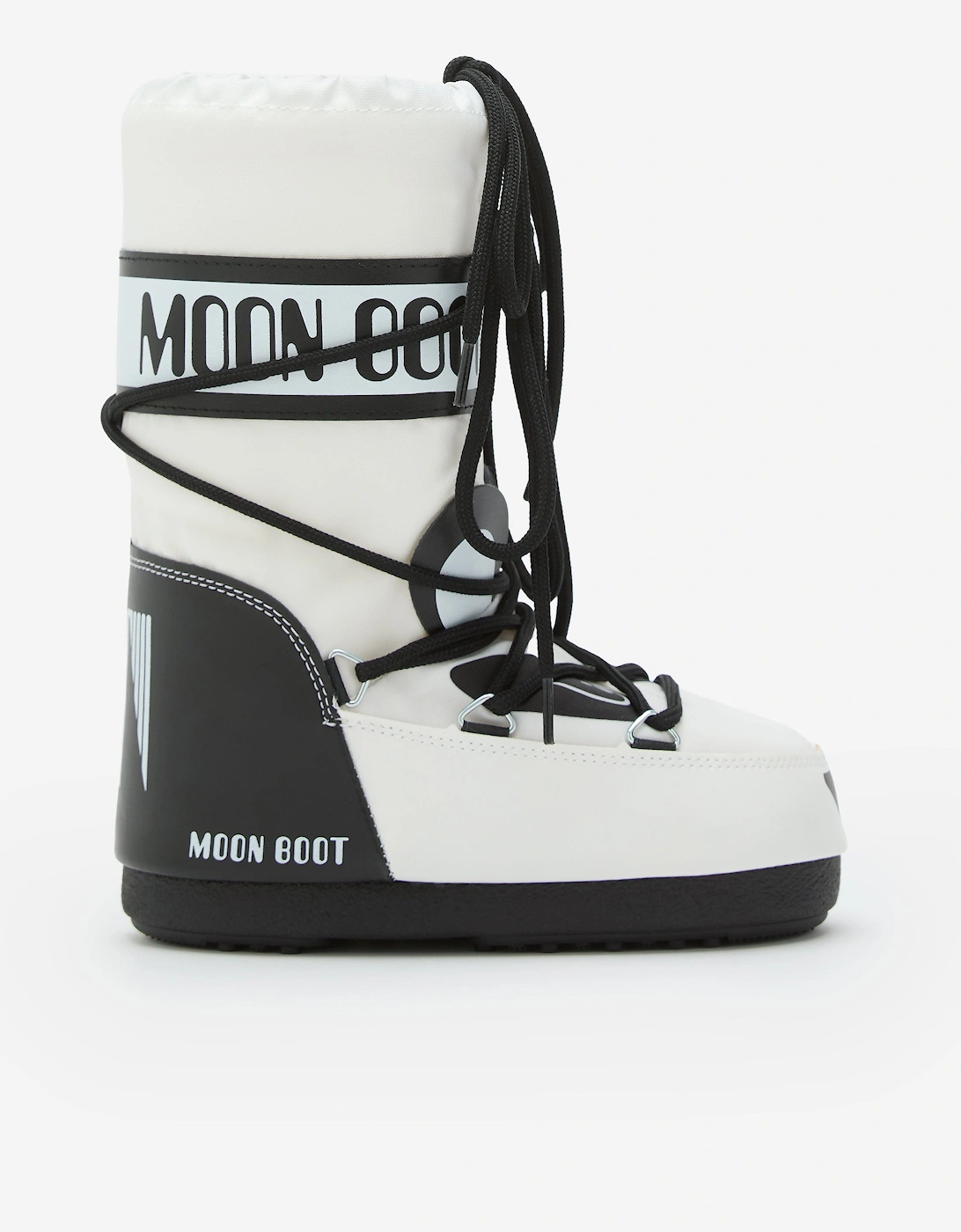 Moonboot Girls White 'S Moon Boot Icon Panda Boots In  Size 23 Kids