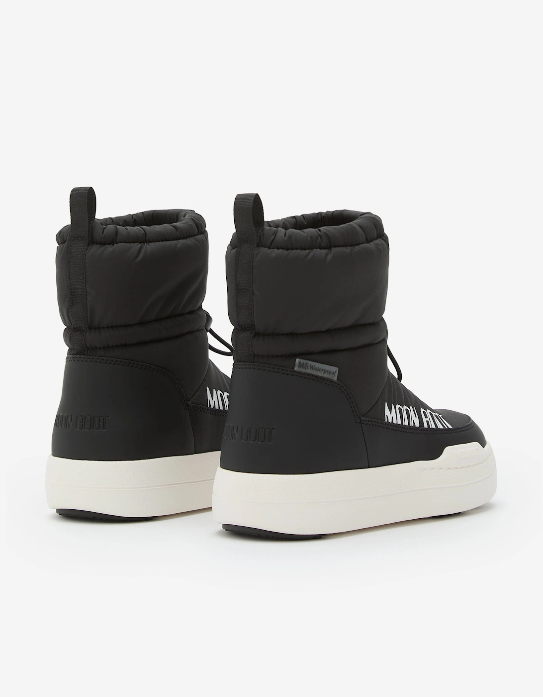 Moon Boot Kids JR Park Tube Mid WP Boots in Black