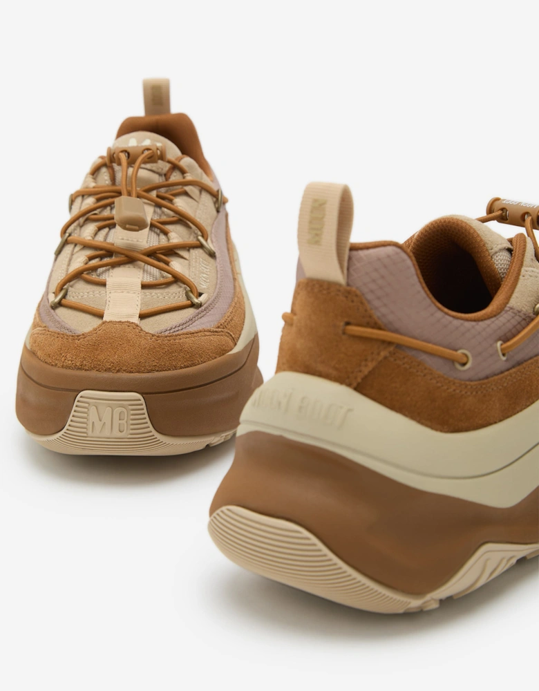 Moon Boot Kids Moon247 Xlace Trainers in Beige