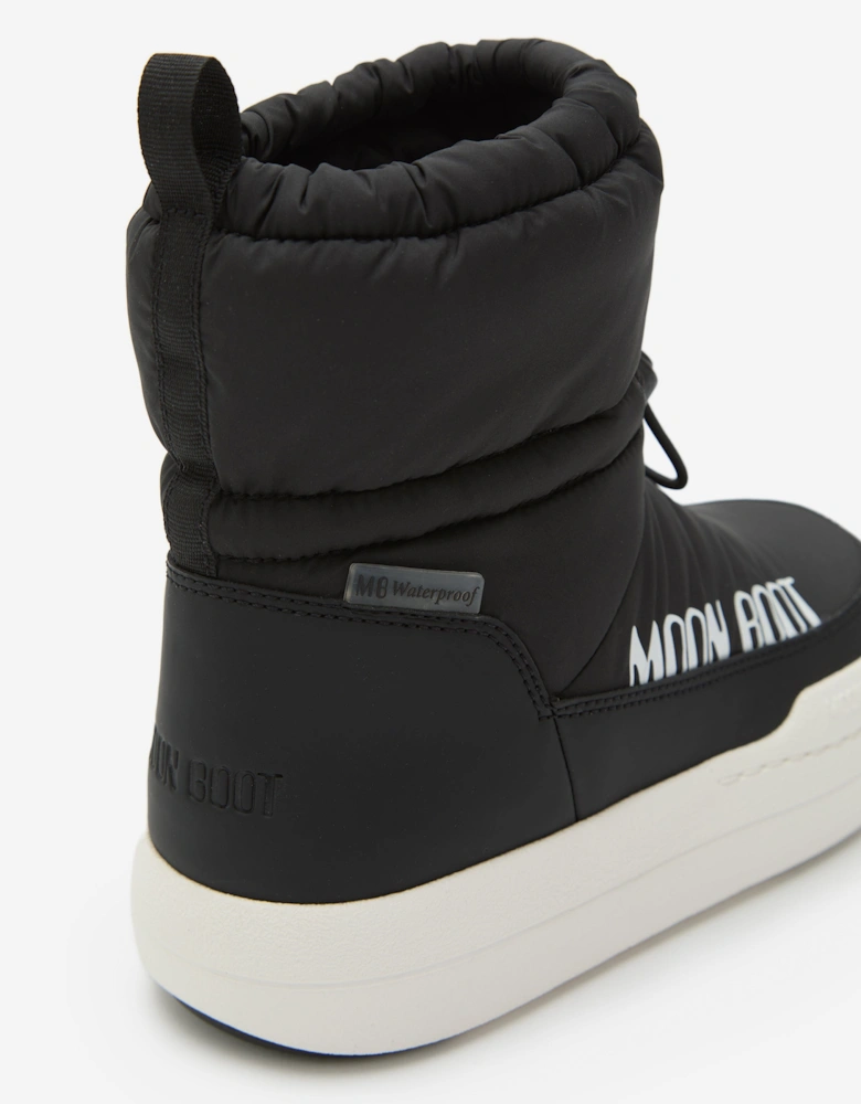 Moon Boot Kids JR Park Tube Mid WP Boots in Black