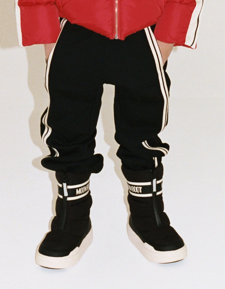 Moon Boot Kids JR Park Zip High WP Boots in Black