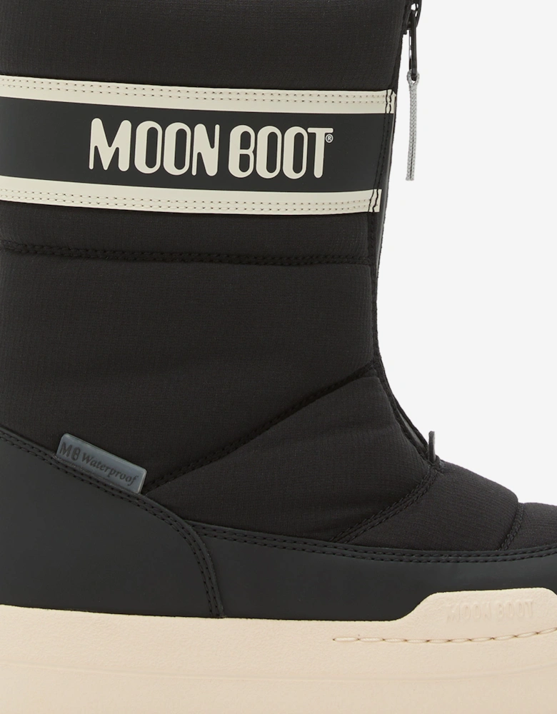 Moon Boot Kids JR Park Zip High WP Boots in Black