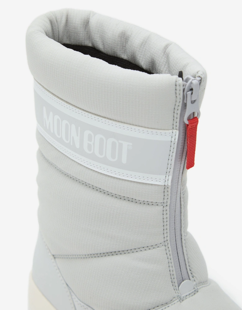 Moon Boot Kids JR Park Zip High WP Boots in Grey