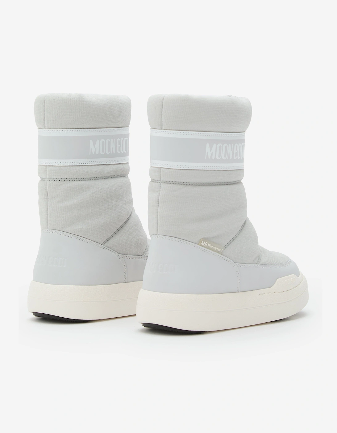 Moon Boot Kids JR Park Zip High WP Boots in Grey