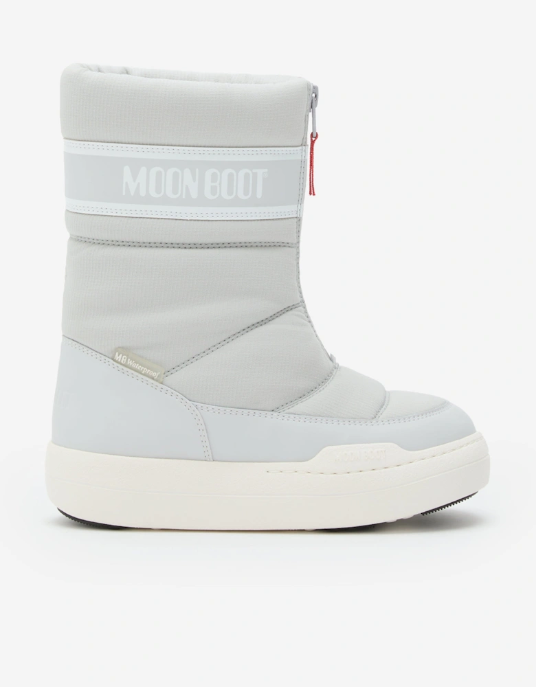 Moon Boot Kids JR Park Zip High WP Boots in Grey
