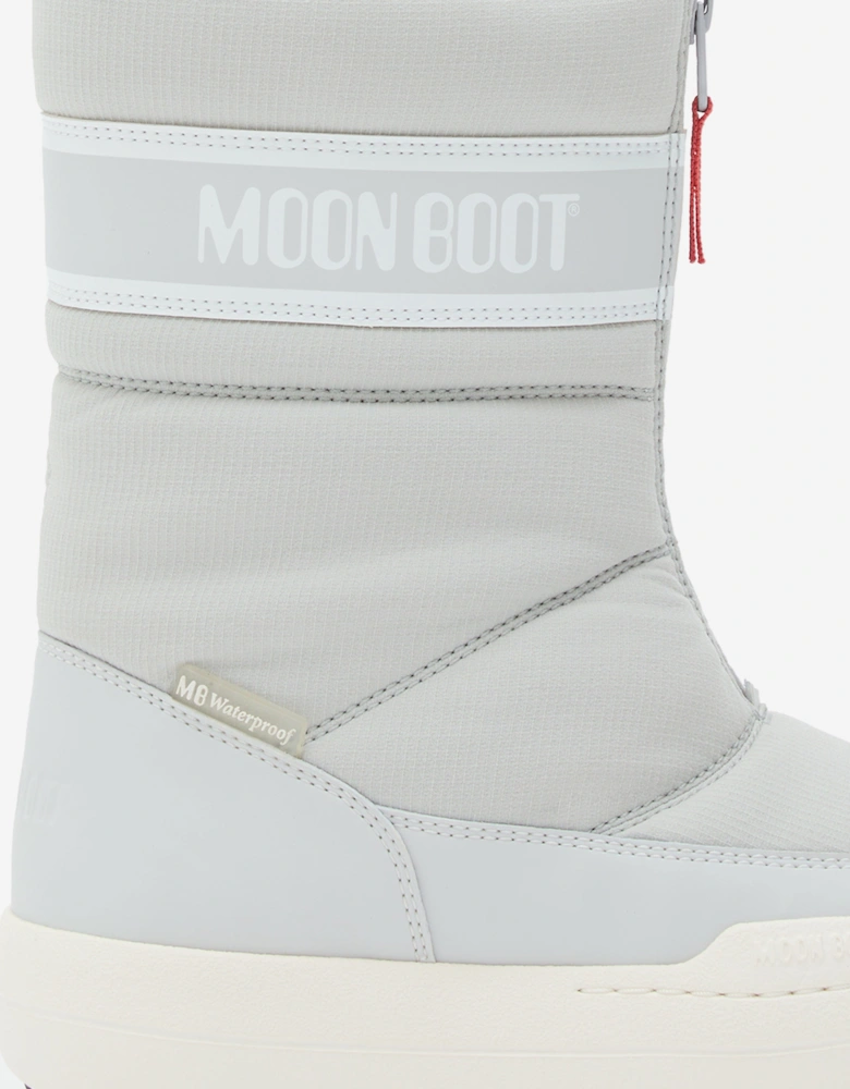 Moon Boot Kids JR Park Zip High WP Boots in Grey