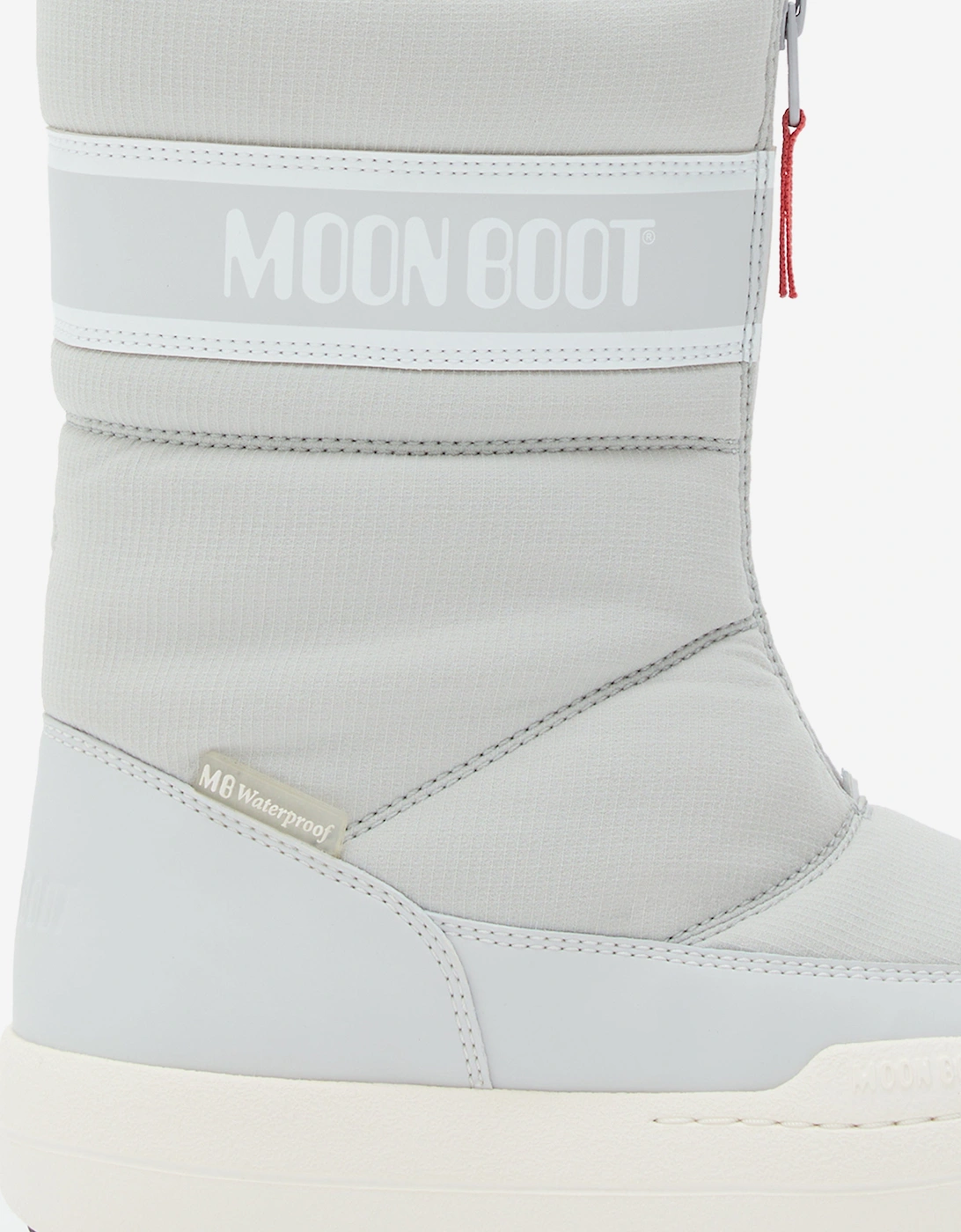 Moon Boot Kids JR Park Zip High WP Boots in Grey